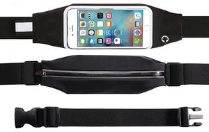 ÉCHANTILLON GRATUIT OEM Logo personnalisé Sac de taille étanche pour <span class=keywords><strong>smartphone</strong></span> Sac banane Sac de sport <span class=keywords><strong>Ceinture</strong></span> de course avec fenêtre ouverte transparente - Product Image 2