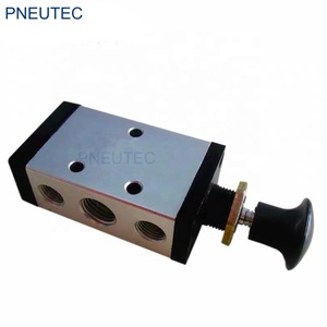 4R Serie 4R210-08 5 way 2 posizione Port 1/4 "BSP push ritorno a molla Pneumatica della Mano Azionato valvole di controllo direzionale