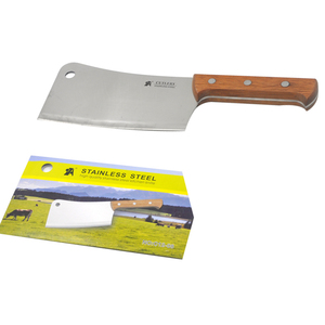 Mannaia Professionale per Ossa, Coltello da <span class=keywords><strong>Macellaio</strong></span> Resistente con Manico in Legno - Product Image 6