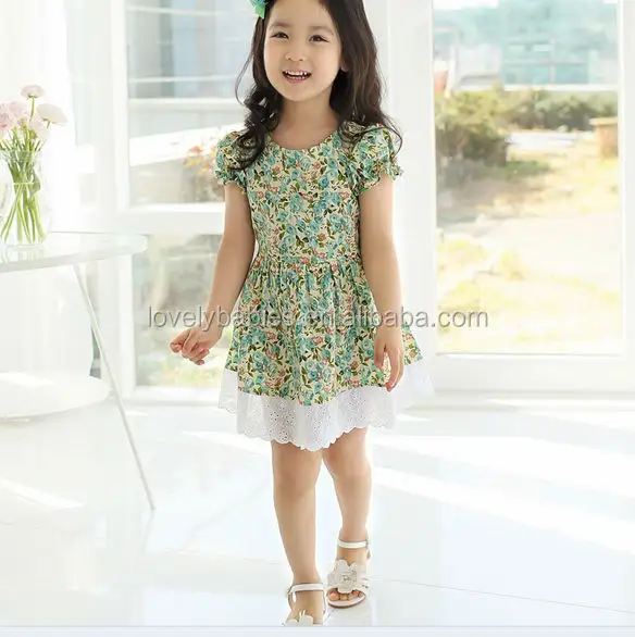 2014 Korea fashion baby girls dress cute pink color 3 - 8 years children's princess dress on sale kid's dress