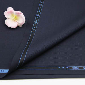 Grosir Cina hitam 70% wol kain tenun kepar wol untuk setelan pria & laki-laki - Product Image 3