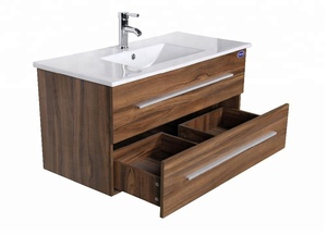 Furnitur kamar mandi kabinet kayu padat Modern set Kombo kabin kualitas tinggi obral pabrik furnitur kamar mandi Tiongkok di Tiongkok