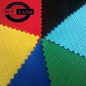 Vêtements anti-boulochage 100% polyester tricot sergé maille costume de hockey sur glace tissu maille - Product Image 4