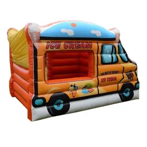 Portátil al aire libre inflable hielo crema/camión/inflable de hielo crema puesto/inflable helado carro para venta