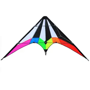 Colorful factory price stunt delta kite for sale