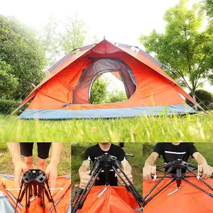 Woqi 방수 야외 휴대용 럭셔리 가족 하이킹 캠핑 텐트