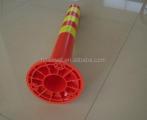 Delineatore Stradale Flessibile in PU con Segnalazione Colorata, Palo di Avvertimento in Plastica per Traffico - Product Image 2