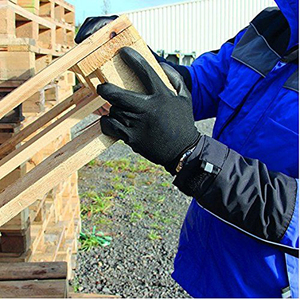 Siyah pu kaplı eldivenler guantes iş eldivenleri pu İspanya en İyi satıcı - Product Image 4