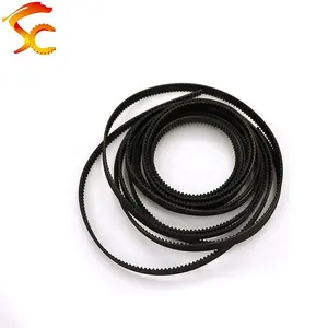 2044#5Meters GT3 width 9mm Rubber open belt Neoprene Rubber With Fiberglass Core 3GT- 9MM timing belt manufacturer