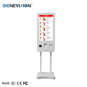 24 "32" sipariş Kiosk dokunmatik ekran <span class=keywords><strong>POS</strong></span> sistemi kendini ödeme makinesi Self servis ödeme sipariş mcdonald's için Kiosk/KFC/restoran - Product Image 2