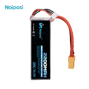 Batterie li-po accu 2200 mah, pour hélicoptère RC, 11.1V 3S 45C XT60