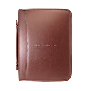 Tùy Chỉnh Zippered Executive Ring Binder Danh Mục Đầu Tư Với Máy Tính Xử Lý Cặp Tài Liệu - Product Image 5