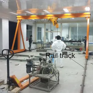 5ton 7.5ton 10ton di động động cơ điện rail mounted giàn cẩu giá cho nâng xử lý thép đá tấm ống