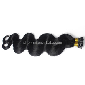 26 zoll 0,7 g natürliche farbe <span class=keywords><strong>i</strong></span> spitze menschliches haar verlängerung - Product Image 2
