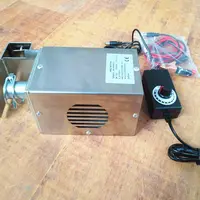 Motore girarrosto elettrico per barbecue DC 12V con caricabatteria per auto