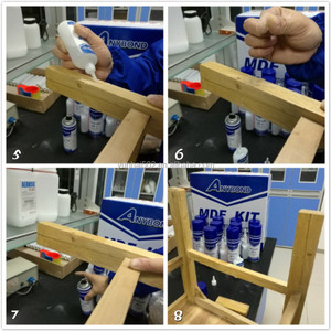 MDF KIT 100g 1500cps <strong>Cyanoacrylate</strong> <strong>Adhesive</strong> Plus 400ml Spray Activator - Product Image 4