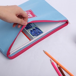<span class=keywords><strong>A</strong></span> buon mercato <span class=keywords><strong>A4</strong></span> busta zipper studenti soggetti colorato sacchetto di file di documento - Product Image 5