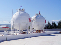 3000 tonnes de réservoirs sphériques de sphère de stockage de gaz de pétrole liquéfié par propane de lpg