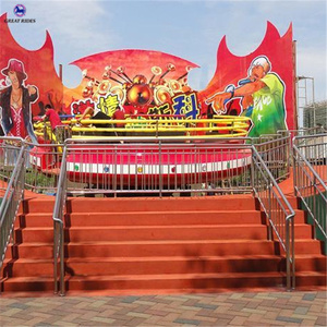 Rimorchio montato parco di divertimenti rides giochi di famiglia pieghevole della discoteca tagada per la vendita - Product Image 3