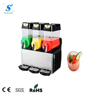 Triple tigelas comercial slush machine(CE aprovado)