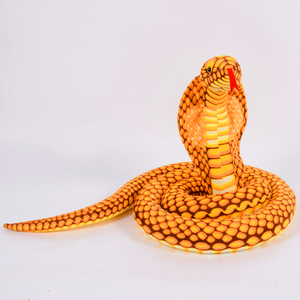 Jouets en peluche <span class=keywords><strong>Cobra</strong></span> serpent 3D de simulation <span class=keywords><strong>2022</strong></span> pour enfants Cadeaux d'anniversaire - Product Image 5