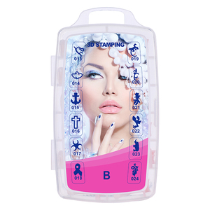 <span class=keywords><strong>Kit</strong></span> d'estampage 3D <span class=keywords><strong>pour</strong></span> Nail Art DIY Salon Express - Product Image 2