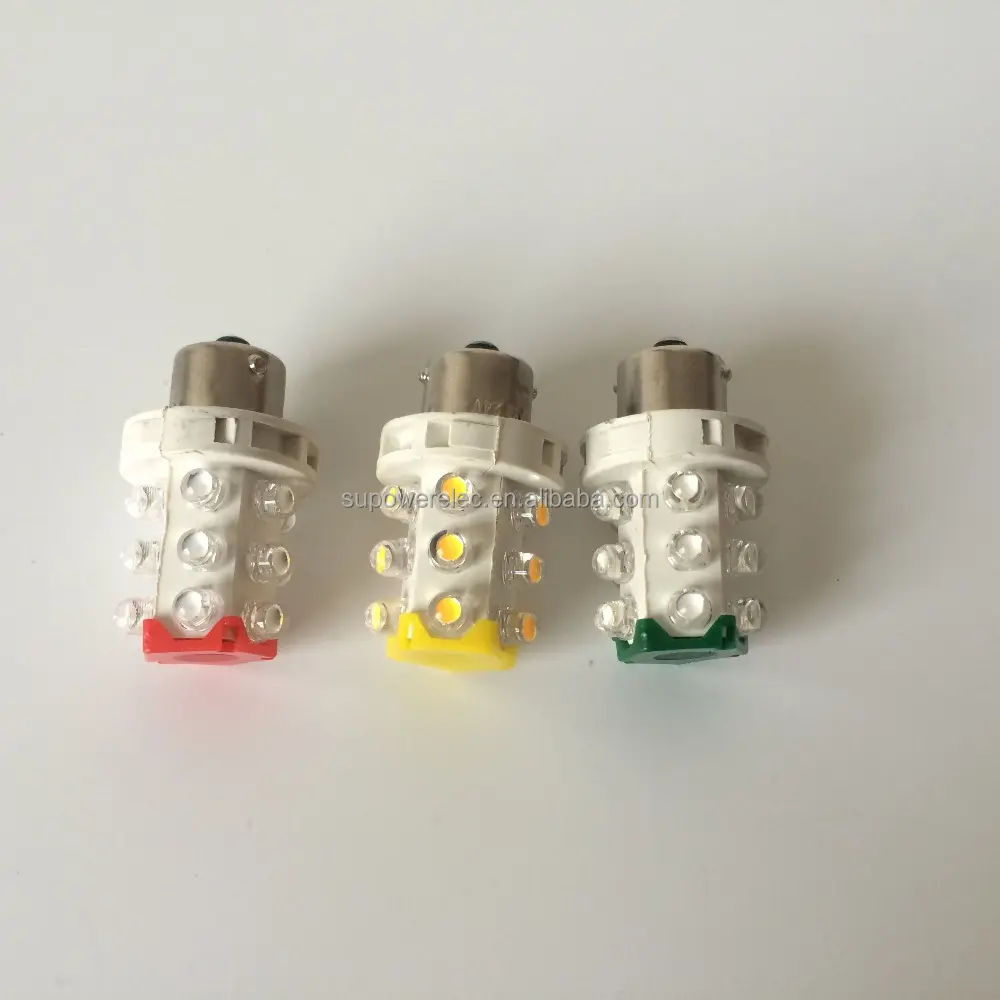 Alta Luminosità 15 millimetri BA15S 220VAC 230V 110V 120V o DC 24V 12V HA CONDOTTO LA Lampadina luci