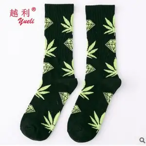 3d funny led lights funny christmas leaf socks