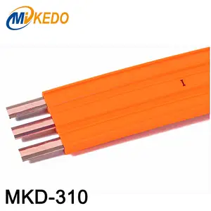 MKD-302-3P 50A sistem trunking busbar produksi untuk Derek Overhead sistem Busbar listrik