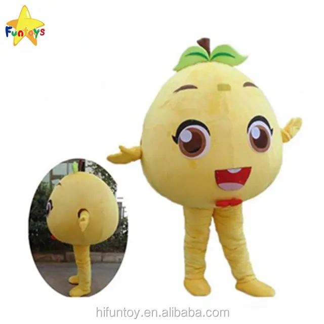 Brinquedos engraçados personalizados, engraçados, grapefruit, frutas, mascote, fantasia para adultos