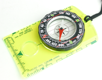 Boussole classique en plastique, vert, pour sport en plein air, accessoires de Camping et de survie, #361