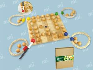 <span class=keywords><strong>Juego</strong></span> <span class=keywords><strong>de</strong></span> madera <span class=keywords><strong>de</strong></span> gran tamaño para jugar al aire libre, para niños, dados, avión, ajedrez - Product Image 6