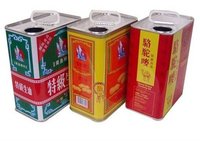 Boîte en étain pour huile d'olive, récipient en étain 1 litre 5 litres pour huile d'olive de cuisine