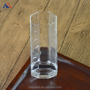 Vasos transparentes rectos altos octogonales sublimación personalizada al por mayor <span class=keywords><strong>vaso</strong></span> alto agua jugo leche té cerveza vasos para beber - Product Image 5