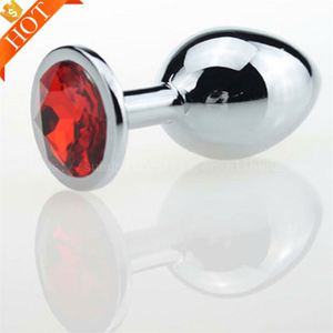 Gratis Aangepaste Doos-Nieuw Ontwerp Mannelijke Kuisheid Vrouw 1 Stuks Of 3 Stuks 1Set Metalen Roestvrij Staal Zilveren Butt Plugs - Product Image 5