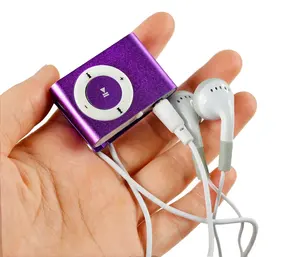 Preços baratos Mini Clip USB portátil Sport Walkman MP3 player para carro MP3 player à prova d'água sem cartão de memória SD
