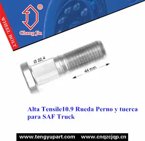 Alta Tensile10.9 Rueda Perno y tuerca para SAF Truck