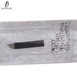De alta calidad de Super negro Biomaser bordado ceja Microblading agujas afiladas Micrblading cuchillas para <span class=keywords><strong>tatuaje</strong></span> - Product Image 6