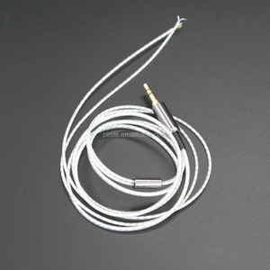 Câble d'écouteurs mp3 argenté OCC, pièces, Semi-fini - Product Image 6