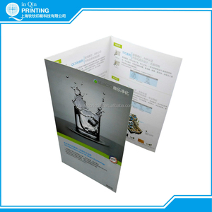 MOQ 100 unids colorido folleto acordeón impresión con muestra gratis - Product Image 1