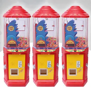 Parque de atracciones para niños que funciona con monedas chupachups garra grúa expendedora máquinas de juego de piruletas mágicas a la venta - Product Image 1