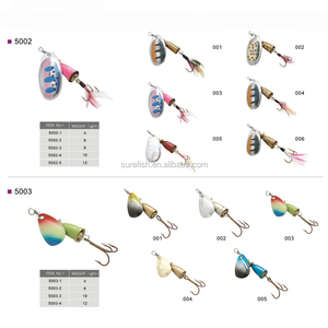 Nueva aparejos de pesca señuelo falda cebo metal spinner cebo - Product Image 6