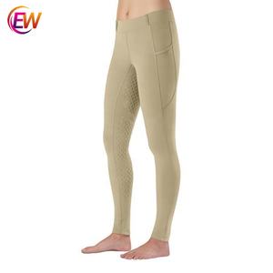 2021 Groothandel Paardensport Kleding Full Seat Siliconen Paardrijbroek Leggings, Vrouwen Sportbroek - Product Image 5