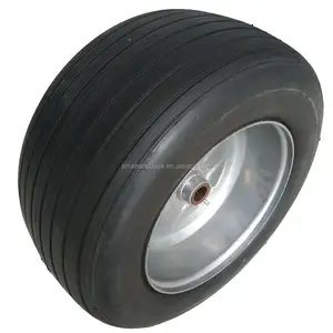 Roda de espuma pu para reboque, pneu liso 18x8.50-10