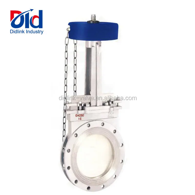 8 Size Brass Dn400 Drawing Cad Stem Extension Yudo Ceramic Seat Open Knife Gate Valve With Handwheel