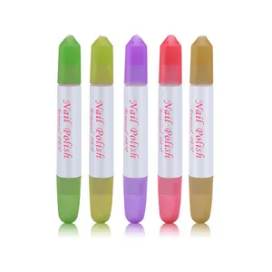 Wholesale 5pcs/set corrector pens varnish remover pen nail polish gel remover pen for nail art