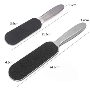 Kim Loại Xử Lý Thép Không Gỉ Pedicure Có Thể Thay Thế Giấy Nhám Foot File Bán Buôn Kim Loại Foot File Cho Callus Remover