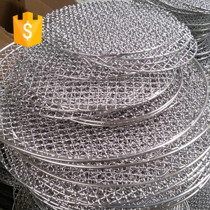 סל נירוסטה ומגשים גריל מנגל מגולוון <span class=keywords><strong>crimped</strong></span> תיל פלדה מנגן גבוהה נטו - Product Image 4