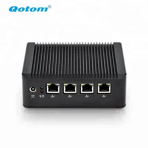 Qotom-Q192G4Uファンレス産業用デスクトップミニPCN2920デスクトップミニコンピューター、4ギガビットLAN