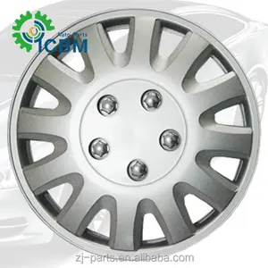 Wholesale car rim wheel cover 13 14 15 16 inch ABS chrome auto colored hubcaps